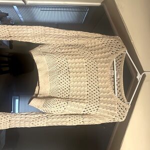 Tan short sweater size medium
